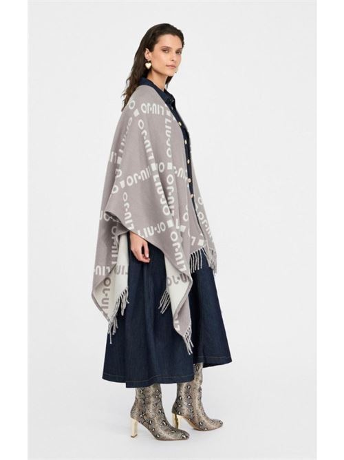 poncho with maxi rhombus logo Liu Jo | 2F5033T0300.71502